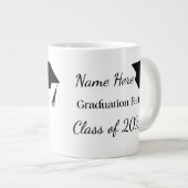 Personalized Graduation Custom Name Graduate Gift  ジャンボコーヒーマグカップ (正面右)