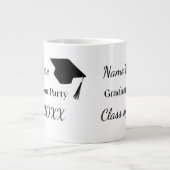Personalized Graduation Custom Name Graduate Gift  ジャンボコーヒーマグカップ (正面)