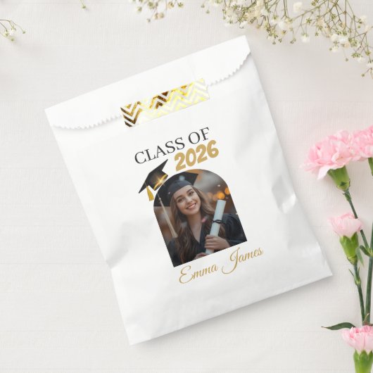 Personalized Graduation Favor Bags Class of 2026 フェイバーバッグ (封をした状態)
