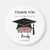 Personalized graduation favors with magnet マグネット (正面)