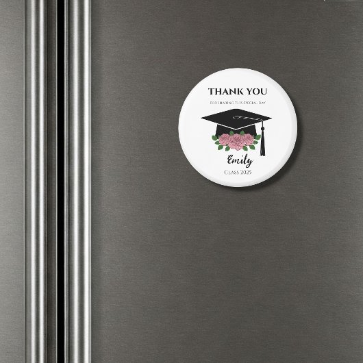 Personalized graduation favors with magnet マグネット