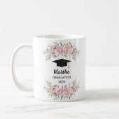 Personalized graduation gift for her, graduate mug コーヒーマグカップ (左)