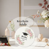 Personalized graduation gift for her, keychain キーホルダー