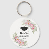 Personalized graduation gift for her, keychain キーホルダー (正面)