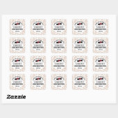 Personalized Graduation Gift | Time To Celebrate スクエアシール (シート)