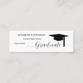 Personalized Graduation Graduate Name コーリングカード (正面)