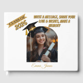 Personalized Graduation Guestbook & Wishes Book  ゲストブック (正面)