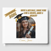 Personalized Graduation Guestbook & Wishes Book  ゲストブック (正面)