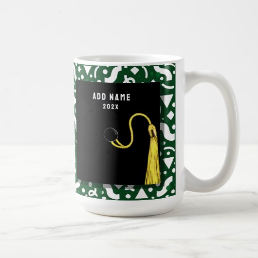 Personalized Graduation Keepsake コーヒーマグカップ (右)