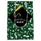 Personalized Graduation Medium Gift Bag ミディアムペーパーバッグ (裏面)