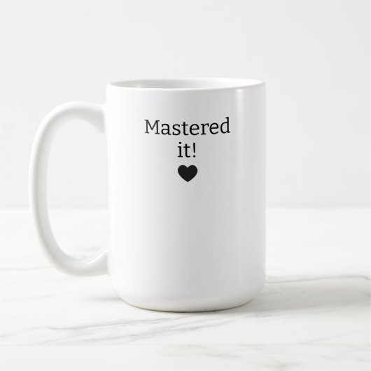 Personalized Graduation Mug, Mastered It 2026 Mug, コーヒーマグカップ (左)