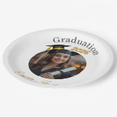 Personalized Graduation Paper Plates Class of 2026 ペーパープレート (アングル)