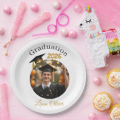 Personalized Graduation Paper Plates Class of 2026 ペーパープレート (パーティー)