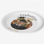 Personalized Graduation Paper Plates Class of 2026 ペーパープレート (アングル)