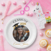 Personalized Graduation Paper Plates Class of 2026 ペーパープレート (パーティー)