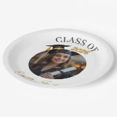 Personalized Graduation Paper Plates Class of 2026 ペーパープレート (アングル)