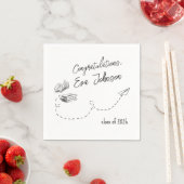 Personalized Graduation Party Napkins  スタンダードカクテルナプキン (インサイチュ)