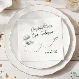 Personalized Graduation Party Napkins  スタンダードカクテルナプキン
