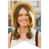 Personalized Graduation Party Photo バンティングフラッグ (第1の旗)