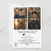 Personalized Graduation Party Photo Invitation  シーズンカード (裏面)