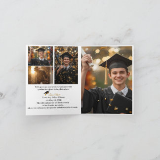 Personalized Graduation Party Photo Invitation  シーズンカード