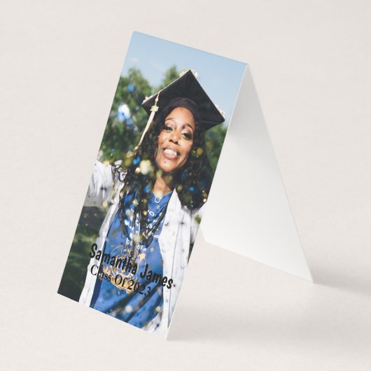 Personalized Graduation Photo and Name (正面)