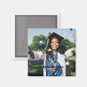 Personalized Graduation Photo and Name マグネット (正面/裏面)