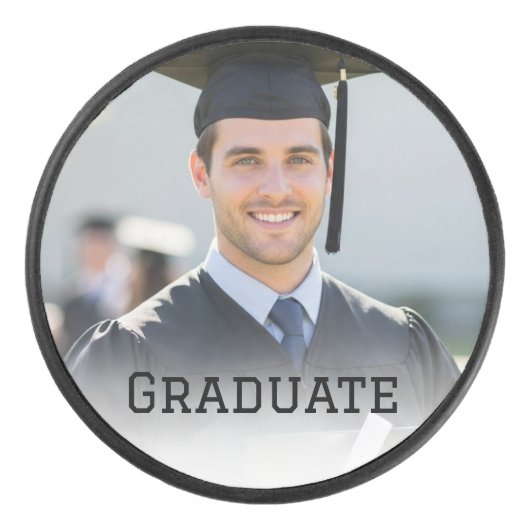 Personalized Graduation Photo Keepsake Memory Gift アイスホッケーパック (正面)