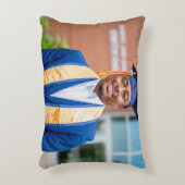 Personalized Graduation Photo Keepsake Memory Gift アクセントクッション (正面(垂直))