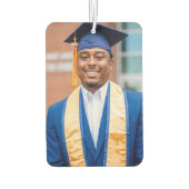 Personalized Graduation Photo Keepsake Memory Gift カーエアーフレッシュナー (裏面)