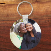 Personalized Graduation Photo Keepsake Memory Gift キーホルダー (正面)
