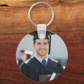 Personalized Graduation Photo Keepsake Memory Gift キーホルダー (裏面)