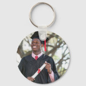 Personalized Graduation Photo Keepsake Memory Gift キーホルダー (裏面)