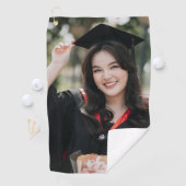 Personalized Graduation Photo Keepsake Memory Gift ゴルフタオル (インサイチュ)