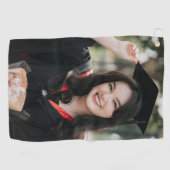 Personalized Graduation Photo Keepsake Memory Gift ゴルフタオル (横)