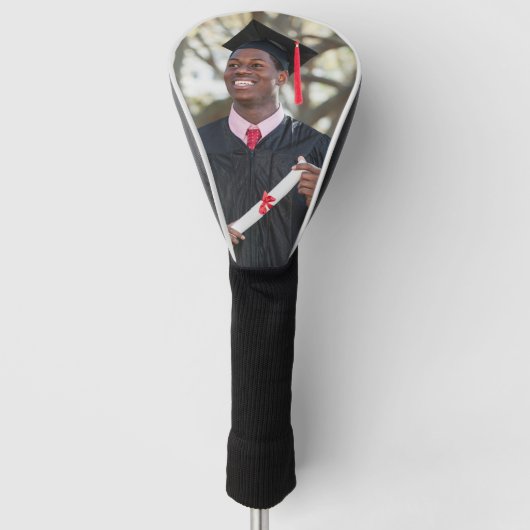 Personalized Graduation Photo Keepsake Memory Gift ゴルフヘッドカバー (正面)