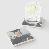 Personalized Graduation Photo Keepsake Memory Gift ストーンコースター (横)