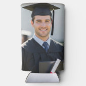 Personalized Graduation Photo Keepsake Memory Gift スリム缶クーラー (裏面)