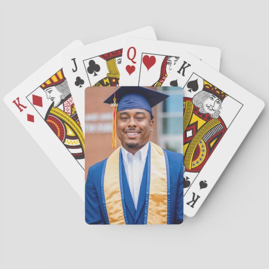 Personalized Graduation Photo Keepsake Memory Gift トランプ (裏面)