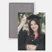 Personalized Graduation Photo Keepsake Memory Gift マグネット (正面/裏面)