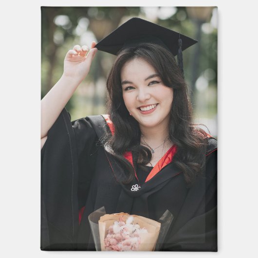Personalized Graduation Photo Keepsake Memory Gift マグネット (正面)