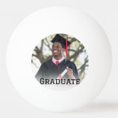 Personalized Graduation Photo Keepsake Memory Gift 卓球ボール (裏面)