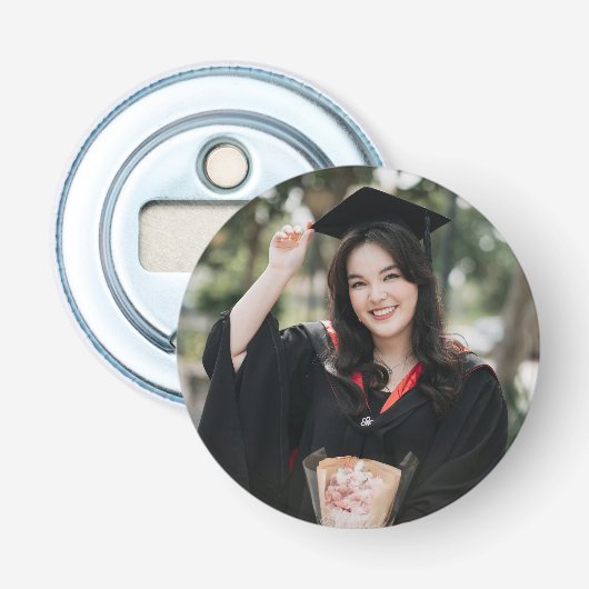 Personalized Graduation Photo Keepsake Memory Gift 栓抜き (正面)