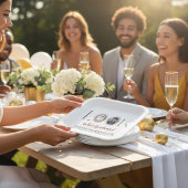 Personalized Graduation Photo Memory Paper Plates ペーパープレート