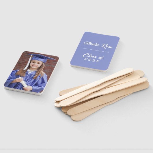 Personalized Graduation Photo with Name & Class  ハンドファン (組立なし)