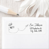 Personalized Graduation Return Address Label ラベル (インサイチュ)