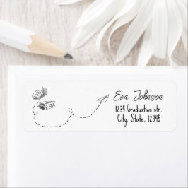 Personalized Graduation Return Address Label  ラベル