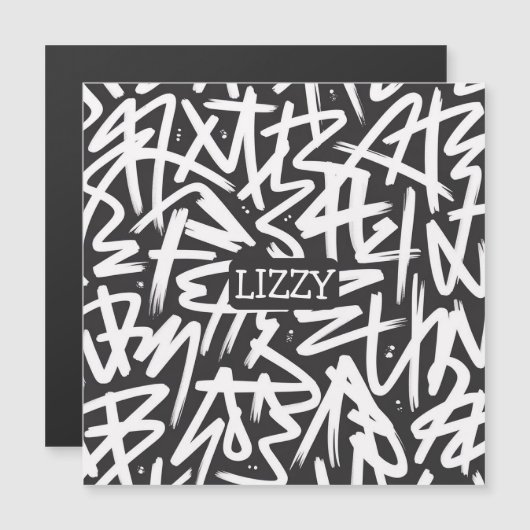Personalized Graffiti Name Pattern — Custom Urban (正面/裏面)