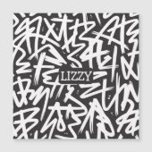 Personalized Graffiti Name Pattern — Custom Urban (正面)