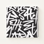 Personalized Graffiti Name Pattern — Custom Urban ノートブック (裏面)